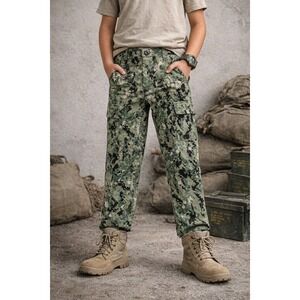 Trooper Camo Cargo Pants Youth Medium 8 10 Digital Military Style